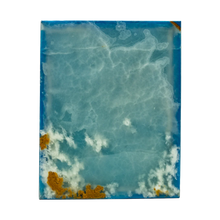 Load image into Gallery viewer, Large/Adult 220 Cubic Inches Eternity Onyx Aquamarine Rectanglular Cremation Urn