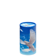 Load image into Gallery viewer, Small/Keepsake Dove Scattering Tube Mini Cremation Urn for Ashes