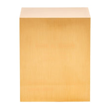 Load image into Gallery viewer, 210 Cubic Inches Sheet Bronze Cube Cremation Urn for Ashes