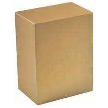 Load image into Gallery viewer, Large/Adult 230 Cubic Inches Spartan Gold Cube Cremation Urn for Ashes