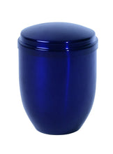 Load image into Gallery viewer, Large/Adult 230 Cubic Inches Royal Blue Metal Funeral Cremation Urn for Ashes