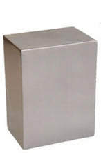Load image into Gallery viewer, Large/Adult 230 Cubic Inches Pristine Stainless Cube Cremation Urn for Ashes