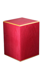 Load image into Gallery viewer, Large/Adult 210 Cubic Inches Ruby Red Cremation Urn for Ashes