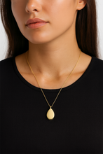 Load image into Gallery viewer, Small/Keepsake Stainless Steel Gold Drop Pendant/Necklace Cremation Urn for Ashes