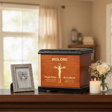 Load image into Gallery viewer, Extra Large/Companion 410 Cubic Inches Harmony Chest Funeral Cremation Urn