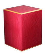 Load image into Gallery viewer, Large/Adult 210 Cubic Inches Ruby Red Cremation Urn for Ashes
