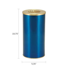 Load image into Gallery viewer, At Peace Memorials Large/Adult 200 Cubic Inches Riverfall Scatter Geneva Flag Blue Cremation Urn