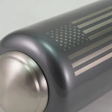 Load image into Gallery viewer, At Peace Memorials Large/Adult 230 Cubic Inches Eternal Essence Flag Gray Cremation Urn