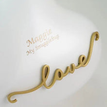 Load image into Gallery viewer, At Peace Memorials Extra Small 50 Cubic Inches Adoring Heart Pearl White Cremation Urn