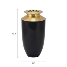 Load image into Gallery viewer, At Peace Memorials Large/Adult 200 Cubic Inches Riverfall Scatter Monterey Diamond Onyx Cremation Urn