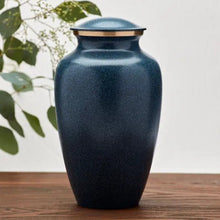 Load image into Gallery viewer, New,Solid Brass MAUS Granite Large Cremation Urn, 195 Cubic Inches