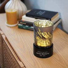 Load image into Gallery viewer, At Peace Memorials Small/Keepsake 4 Cubic Inches Illuminate Prairie Glass Cremation Urn