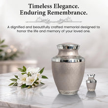 Load image into Gallery viewer, At Peace Memorials Cordoba Warm Sand Keepsake Urn for Ashes