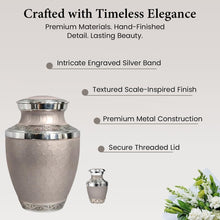Load image into Gallery viewer, At Peace Memorials Cordoba Warm Sand Keepsake Urn for Ashes