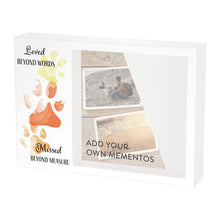 Load image into Gallery viewer, At Peace Memorials Shadowbox Remembrance Loved Beyond Red