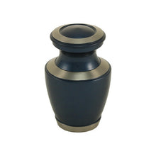 Load image into Gallery viewer, At Peace Memorials Trinity Moonlight Blue Mini Keepsake w/ Velvet Bag