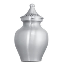 Load image into Gallery viewer, Small/Keepsake 20 Cubic Inches Celestial Pewter Infant Funeral Cremation Urn for Ashes