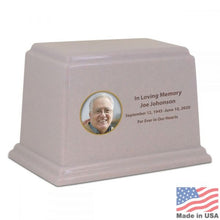 Load image into Gallery viewer, Large/Adult 300 Cubic Inches Life Treasured Purple Stone Funeral Cremation Urn for Ashes