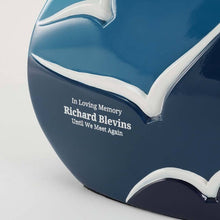 Load image into Gallery viewer, At Peace Memorials Windham Guided Light Glossy Blue