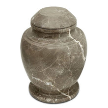 Load image into Gallery viewer, Large/Adult 200 Cubic Inches Arcadia Earth Stone Funeral Cremation Urn for Ashes