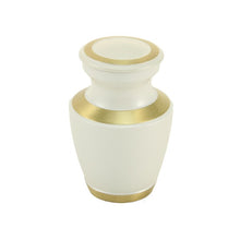 Load image into Gallery viewer, At Peace Memorials Trinity Pearl Mini Keepsake w/ Velvet Bag