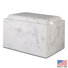 Load image into Gallery viewer, Large/Adult 225 Cubic Inches Guardian Carrera Stone Funeral Cremation Urn for Ashes