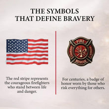 Load image into Gallery viewer, At Peace Memorials Firefighter Red Urn for Ashes SET