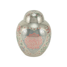 Load image into Gallery viewer, Medium Lotus Cremation Urn, 70 Cubic Inches