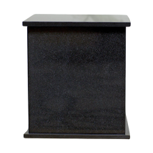 Load image into Gallery viewer, Extra-Large/Companion 500 Cubic Inch Black Granite Cremation Urn for Ashes