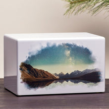 Load image into Gallery viewer, Large/Adult Somerset Night Sky Funeral Cremation Urn for Ashes, 200 Cubic Inches