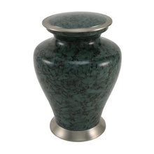 Load image into Gallery viewer, Large Funeral Cremation Urn for ashes, 200 Cubic Inches - Glenwood Gray Marble