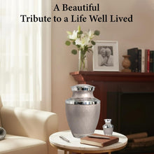Load image into Gallery viewer, At Peace Memorials Cordoba Warm Sand Keepsake Urn for Ashes