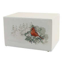 Load image into Gallery viewer, Large/Adult Somerset Cardinal Box Cremation Urn for Ashes, 200 Cubic Inches