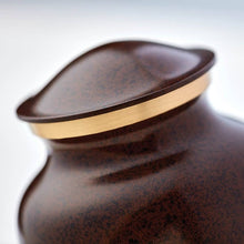 Load image into Gallery viewer, At Peace Memorials MAUS Earth, Small Cremation Urn 70 CI