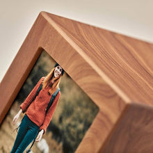 Load image into Gallery viewer, Wood Adult 200 Cubic Inch Funeral Cremation Urn for Ashes with photo