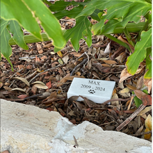 Load image into Gallery viewer, Name Plate .75 X 2.5 X 4 Funeral Stone