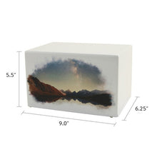 Load image into Gallery viewer, Large/Adult Somerset Night Sky Funeral Cremation Urn for Ashes, 200 Cubic Inches