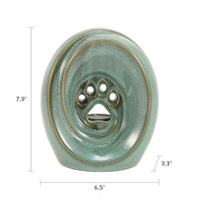 Load image into Gallery viewer, At Peace Memorials Tranquil Paw Rustic Teal