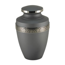 Load image into Gallery viewer, At Peace Memorials Grecian Rustic Pewter Large/Adult Cremation Urn