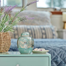 Load image into Gallery viewer, New, Solid Brass Guided Light nfant/Child/Pet Cremation Urn, 45 Cubic Inches