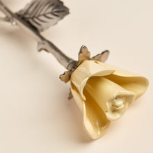 Load image into Gallery viewer, At Peace Memorials Yellow Rose Keepsake w/ Velvet Box