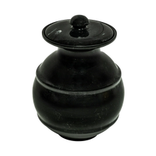 Load image into Gallery viewer, Avalon Ebony Black Colored Marble Funeral Cremation Pet Urn