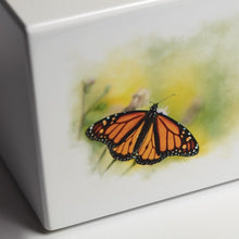 Load image into Gallery viewer, Large/Adult Somerset Butterfly Funeral Cremation Urn for Ashes, 200 Cubic Inches