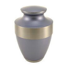 Load image into Gallery viewer, At Peace Memorials Lineas Starlight Blue Large/Adult Cremation Urn