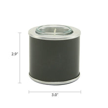 Load image into Gallery viewer, Small/Keepsake Aluminum Slate Memory Light Cremation Urn, 20 cubic inches