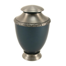 Load image into Gallery viewer, At Peace Memorials Artisan Indigo Large/Adult Cremation Urn