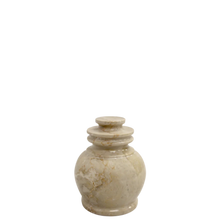 Load image into Gallery viewer, 2 Cubic Inches Serenity Cameo Memento Marble Cremation Urn