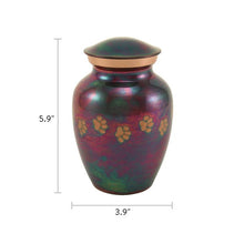 Load image into Gallery viewer, At Peace Memorials Classic Paws Raku Extra Small
