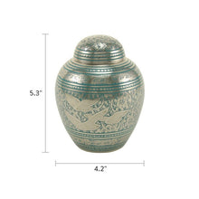 Load image into Gallery viewer, New, Solid Brass Guided Light nfant/Child/Pet Cremation Urn, 45 Cubic Inches
