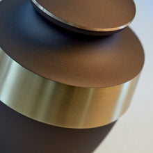 Load image into Gallery viewer, Large / Adult 200 Cubic Inch Bronze Color Brass Funeral Cremation Urn for Ashes